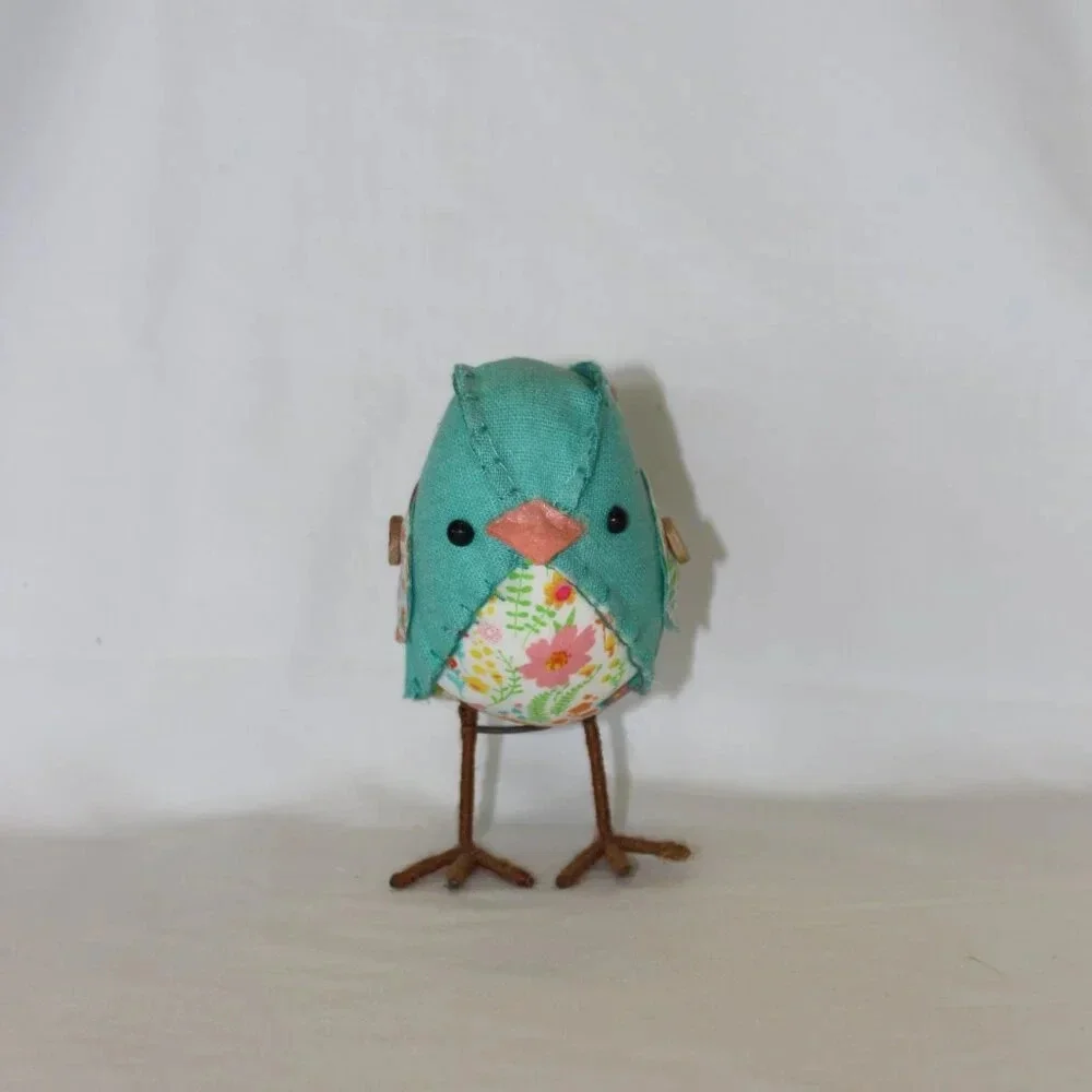 Target Spritz Bird 2015 Blue Floral Decoration Home Decor Collectible Colorful